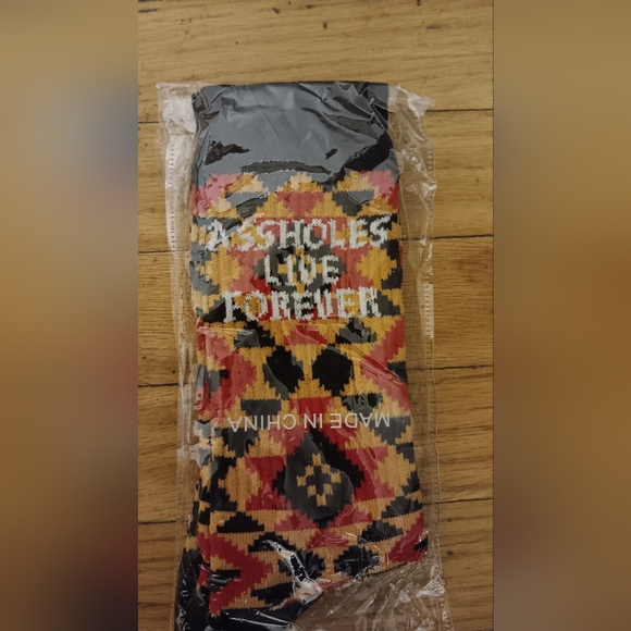 Assholes Live Forever Socks NWT - Picture 10 of 10